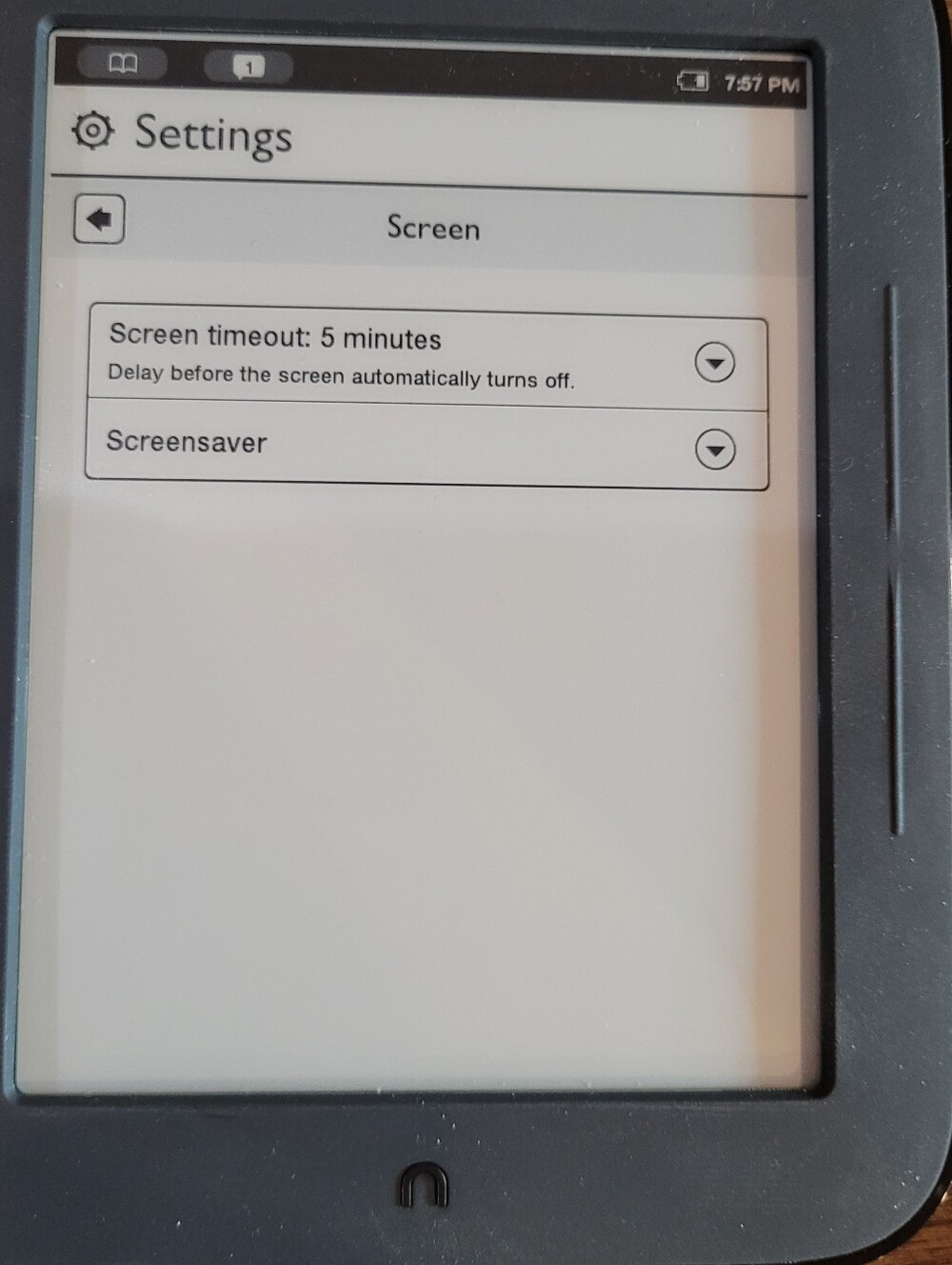 NOOK eReader And Cover. Barnes & Noble. 6 In Touch Screen. Simple Touch eReader - Picture 10 of 15